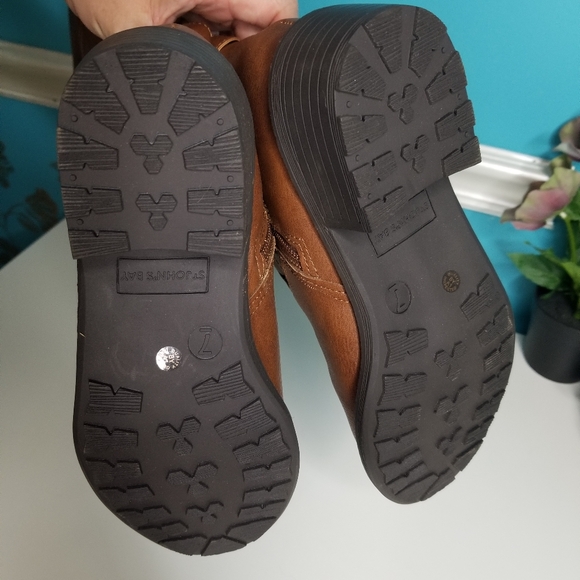 St. John's Bay Cognac Riding Boots - Picture 7 of 12